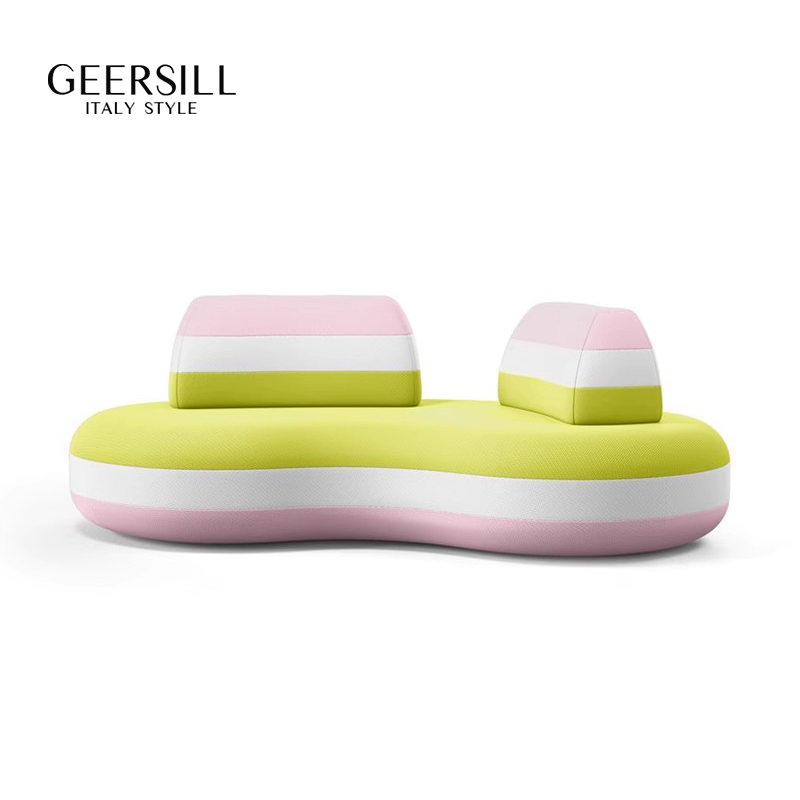 罗奇堡布艺沙发设计师马卡龙糖果