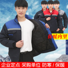 Спецодежда 冬装工作服棉服男冬季加厚保暖棉衣物流仓储工程棉袄防寒劳保汽修 58023483