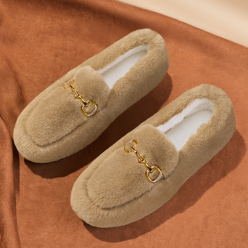 25年新款毛毛鞋女冬舒适保暖加绒