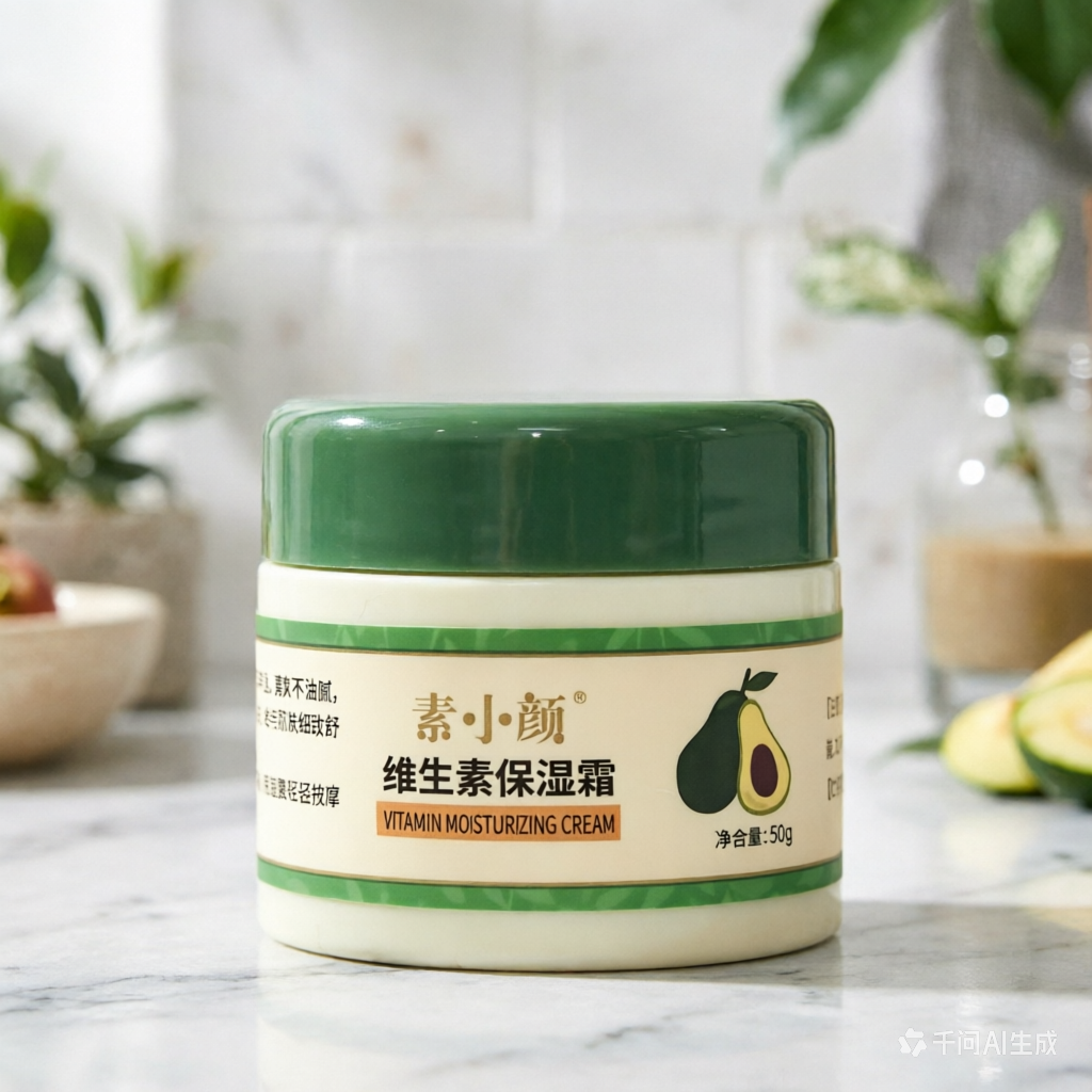 用植堂素小颜维生素保湿面霜秋冬保湿乳滋润霜ve金盏花霜护肤2盒