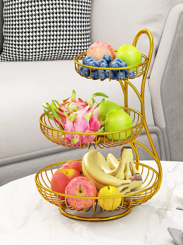 水果置物架客厅餐桌零食收纳架桌面饭桌桌上厨房神器台面多层架子,收纳整理,整理架/置物架/收纳架,淘宝优惠券,粉丝福利购,淘宝优惠卷