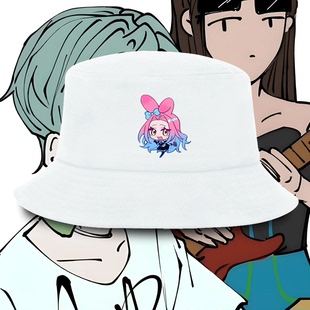 异形舞台联名库洛米玉桂狗动漫男女情侣夏可定制盆帽遮阳帽渔夫帽