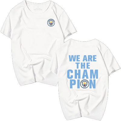 曼城球迷纪念建队足球衣服短袖