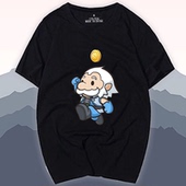 DOTA2神王宙斯短袖 纯棉衣服定制T恤衫 t恤男士 学生刀塔2游戏半截袖