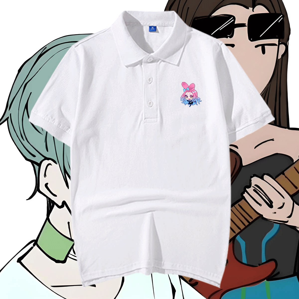 男女夏季休闲百搭定制情侣POLO衫