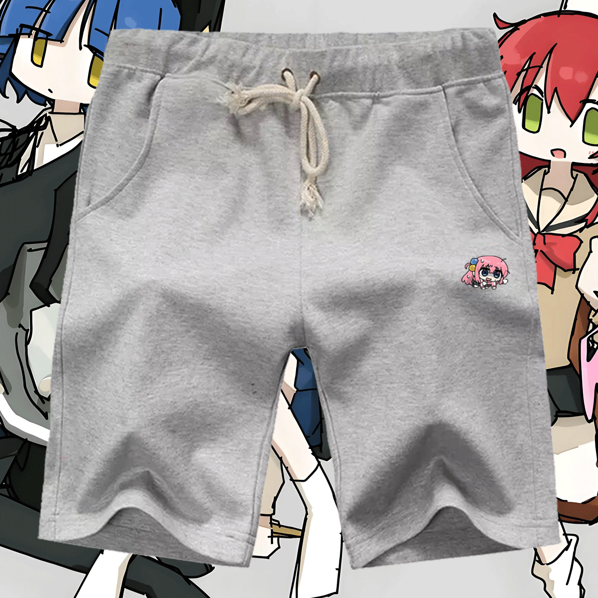 周边男女夏季二次元运动短裤