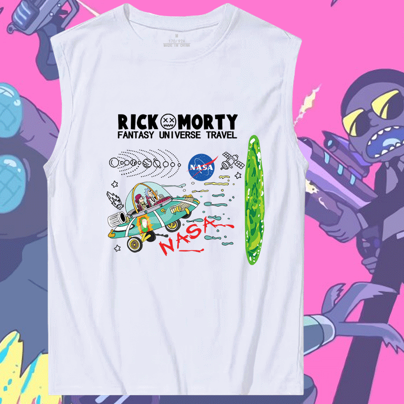 瑞克与和莫蒂联名t恤无袖