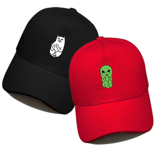 趣味鄙视中指贱猫咪男女四季情侣鸭舌帽休闲帽子这样旅行帽棒球帽