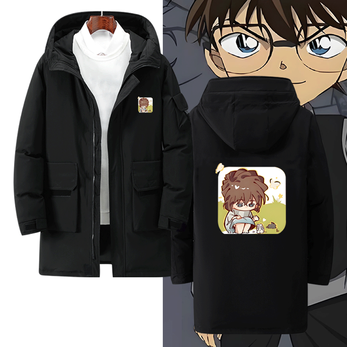 名侦探柯南动漫周边羽绒服