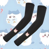 吉伊卡哇乌萨奇小八周边卡通印花男女情侣可定制休闲防晒冰丝冰袖