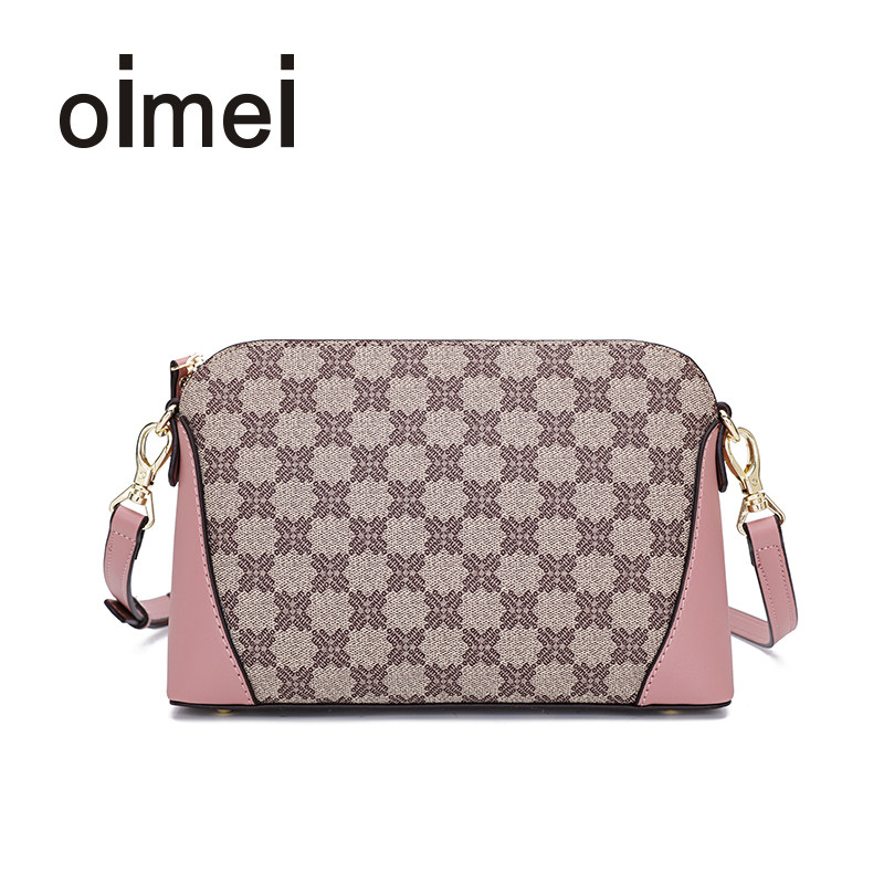 oimei贝壳包中年女包妈妈包时尚斜挎包女小包包迷你百搭ins单肩包