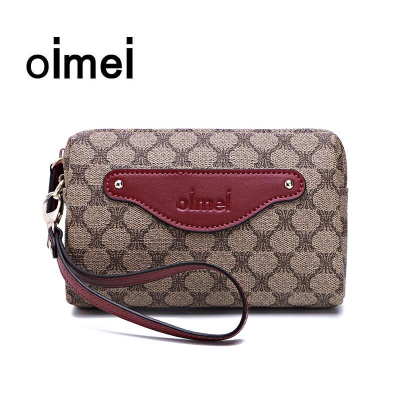 oimei手包手腕包小手机包手拿包简约韩版手抓包零钱包女迷你小包