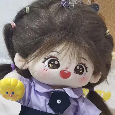 现货可爱20cm棉花娃娃公仔无属性