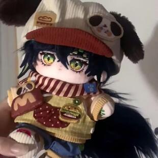 新款原神基尼奇属性棉花娃娃20CM帅气可爱正版可莉原神毛绒玩偶