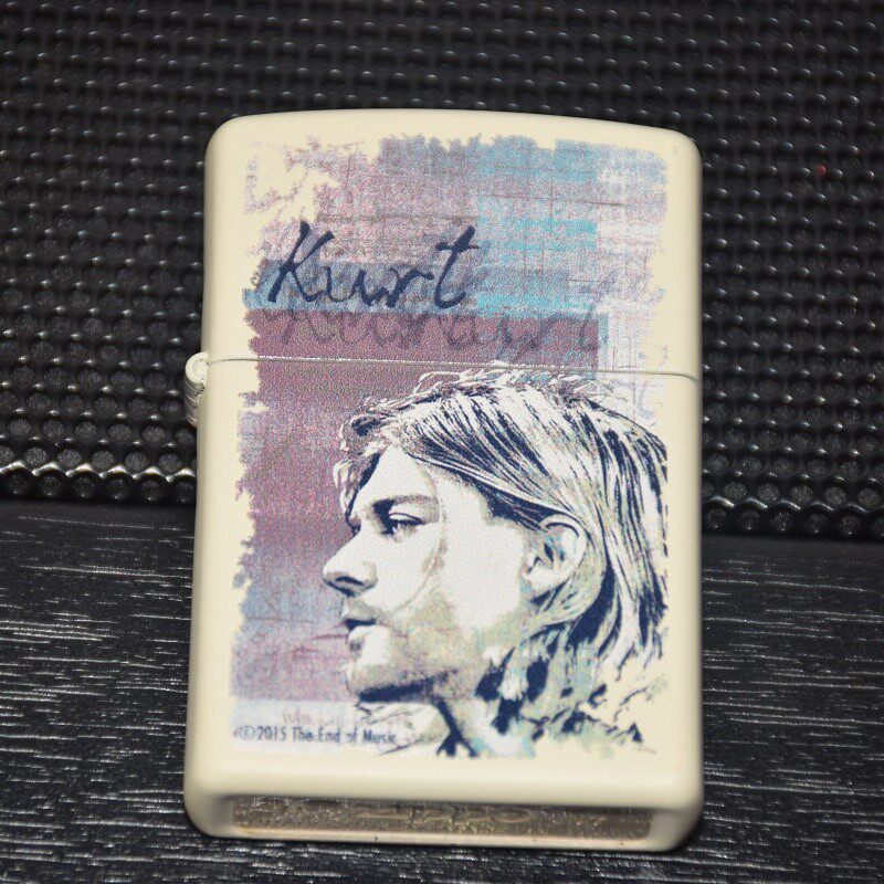 科特柯本zippo涅槃乐队nirvana kurt cobain纪念摇滚之宝打火机男