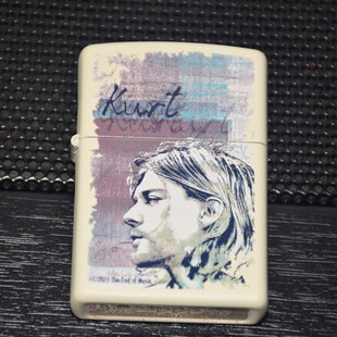 科特柯本zippo涅槃乐队nirvana cobain纪念摇滚之宝打火机男 kurt