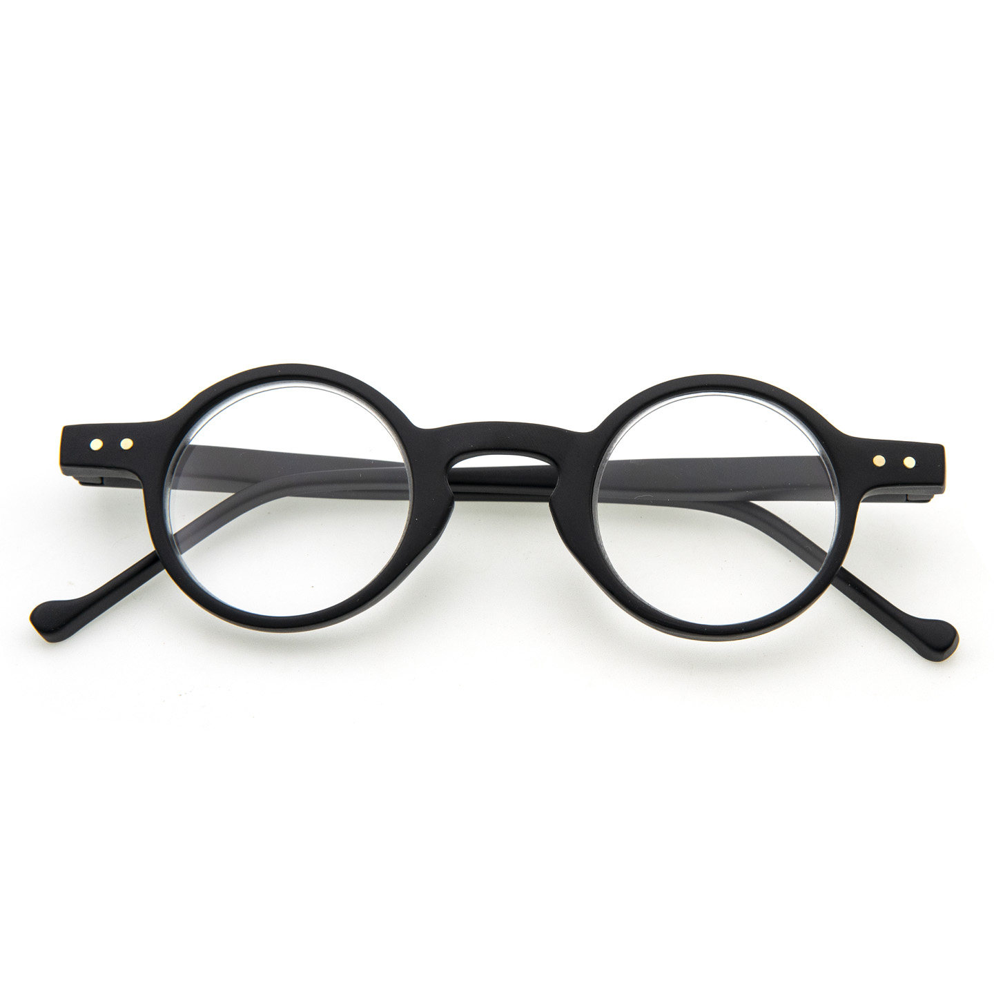 复古小圆框眼镜架男生女黑框彩色日系近视彩色拼色眼镜框cos装饰