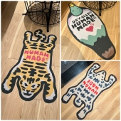 Human made硅藻泥轻薄款 防滑备胶户卫生间地垫卧室北极熊老虎鸭子