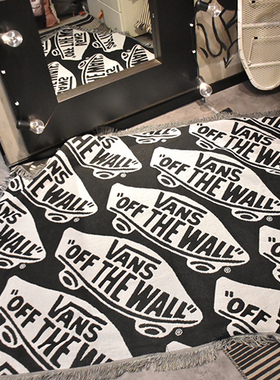 潮流玩家 街头个性装饰毯休闲毯暗黑炫酷VNS潮流盖毯毛毯沙发毯子