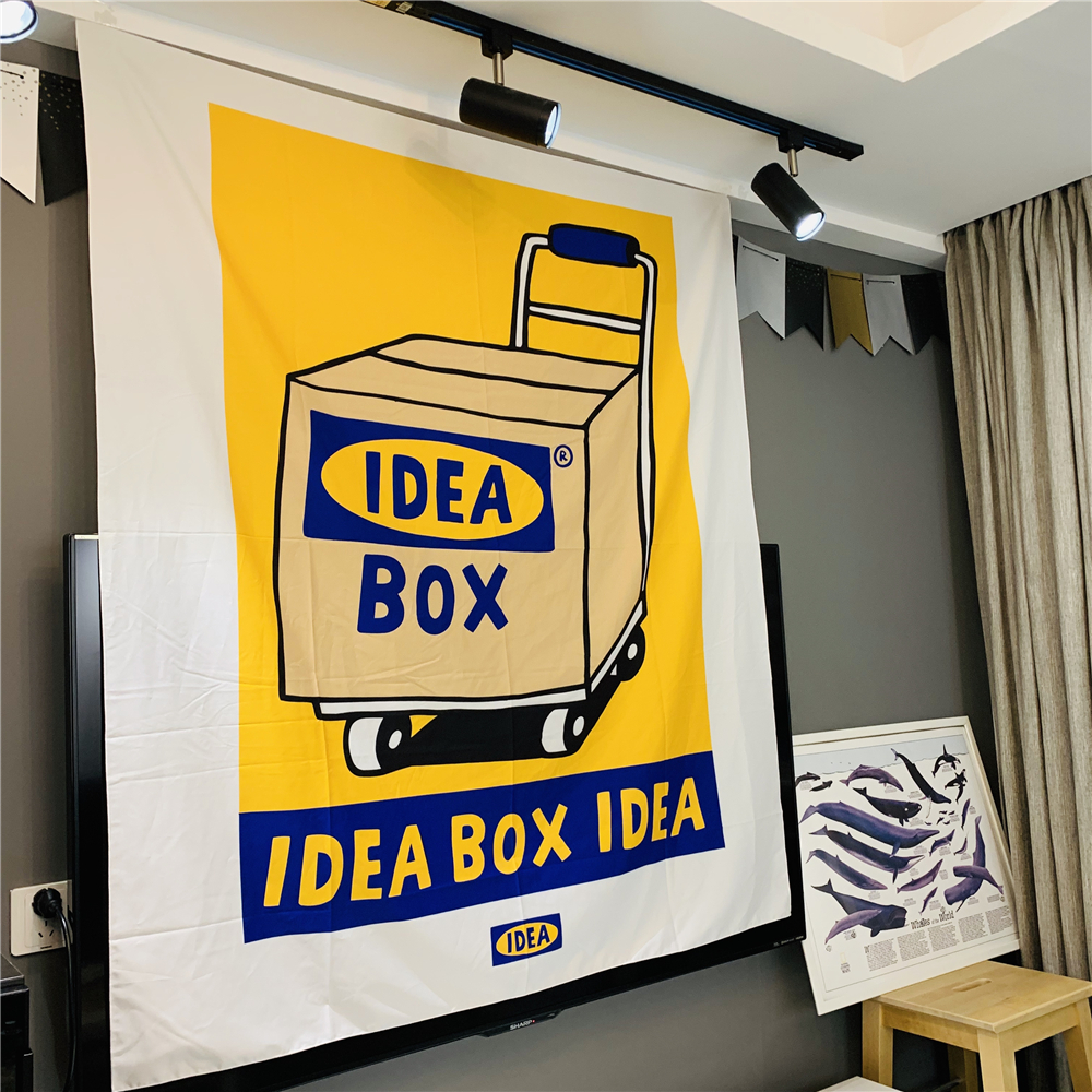 床头客厅装饰背景布小清新布