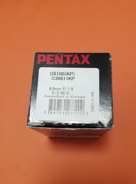 PENTAX宾得C815B工业镜头RICOH理光FL-CC0815B-VG 2/3”8.5mm焦距