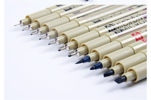 一支包邮樱花针管笔0.03软头针管笔漫画设计草图笔绘图笔勾线笔