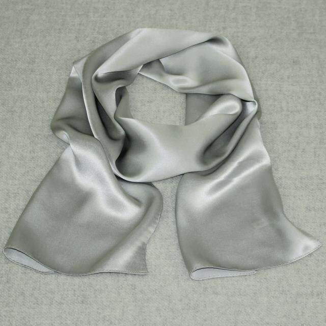 真丝缎面素绉缎男女通用款 经典纯色银灰长巾/方巾丝巾围巾披肩,服饰配件/皮带/帽子/围巾,围巾/丝巾/披肩,淘宝优惠券,粉丝福利购,淘宝优惠卷