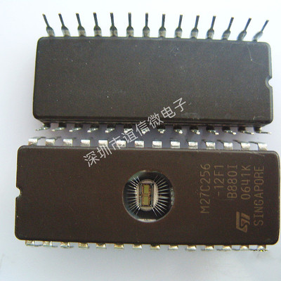 M27C256B-10F1 M27C256B-15F1 M27C256-12F1 陶瓷镜面存储器芯片
