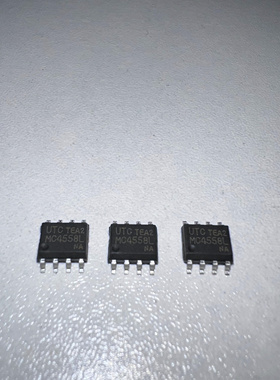 原装进口MC4558L 贴片SOP-8 双运算放大器芯片IC CD4558 TJM4558
