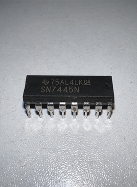 SN7445N DIP16原装现货BCD到十进制解码器 驱动器IC配单配套