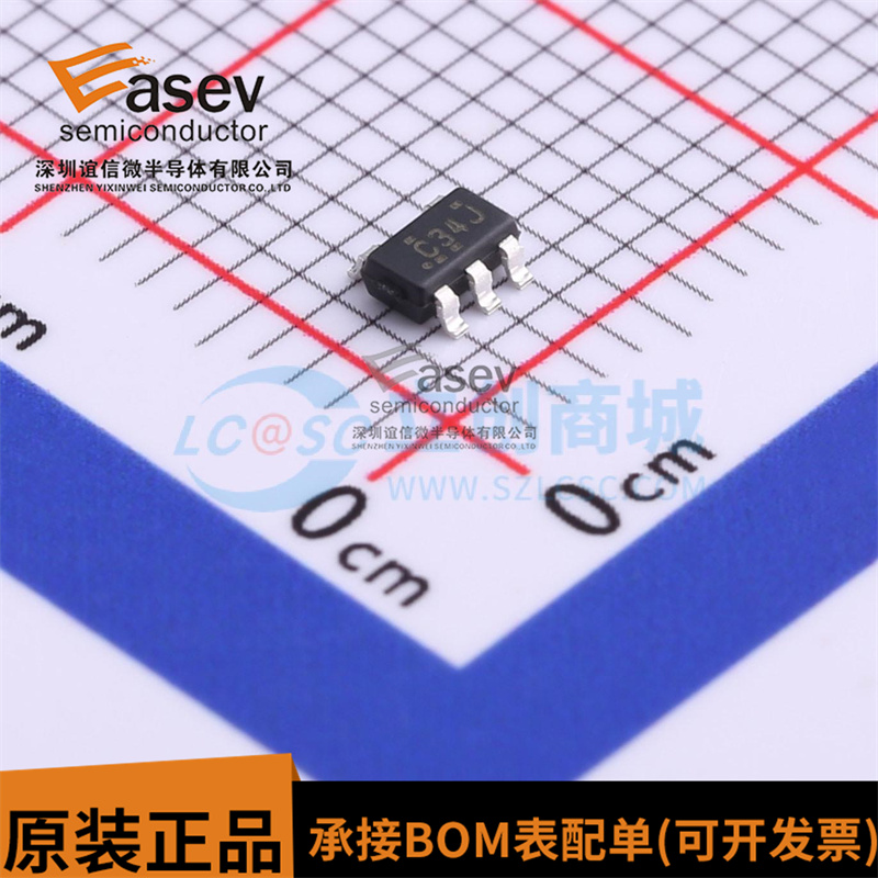 原装 SN74LVC1G34DBVR 丝印C34J C345 SOT-23-5 缓冲器/驱动器