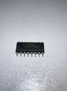 原装现货CD40174BCM CD40174 封装SOP-16 沿触发D触发器