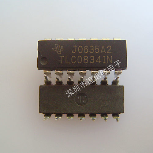 TLC0834IN 模数转换器芯片 0834 TLC0834 DIP14 原装进口