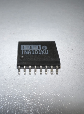 贴片INA101KU 高精度仪表放大器 进口原装可直拍SOP-16封装