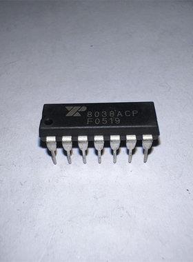 XR8038ACP 精密波形发生器IC集成电路 进口双列14直插脚PDIP封装
