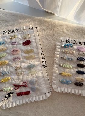 发夹收纳神器便携发夹收纳包宠物狗狗发夹收纳外出便携式小包bb夹