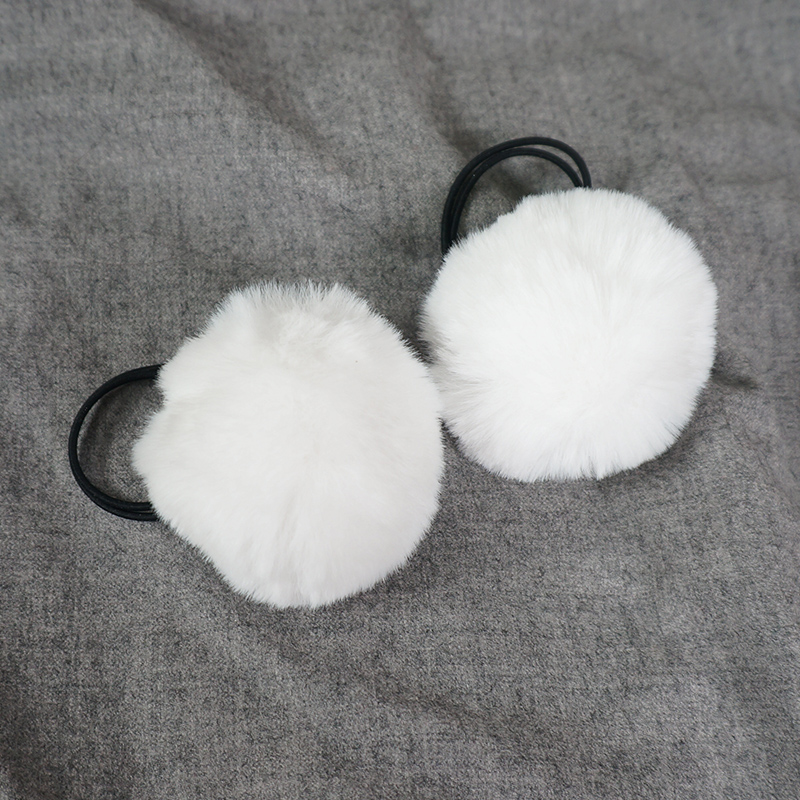 发绳甜美毛球洛丽双马尾头饰