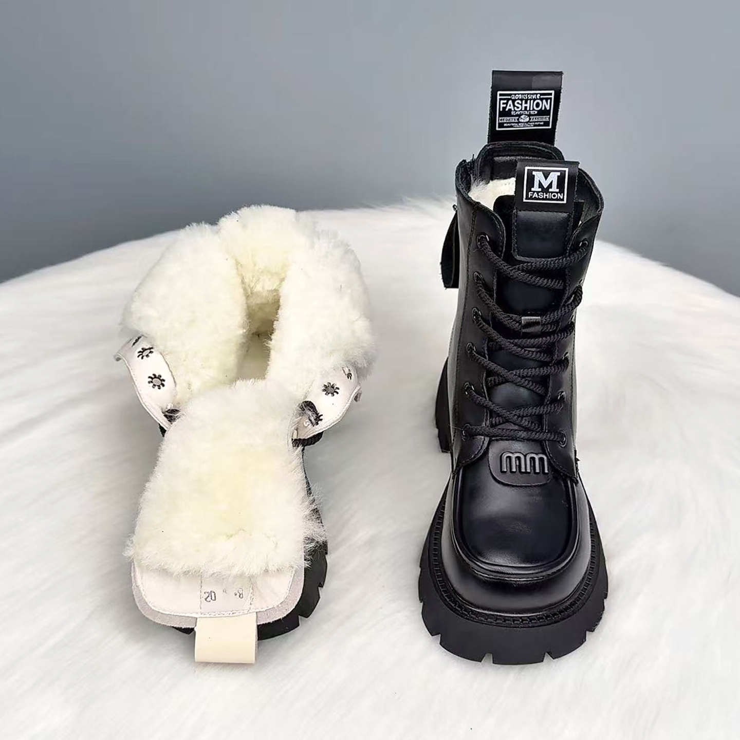 真皮厚底雪地靴女2025新款冬加绒加厚皮毛一体羊毛靴东北大棉鞋女