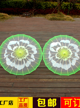 春晚同款茉莉花开  茉莉情怀舞蹈演出舞台跳舞道具走秀花伞透明伞