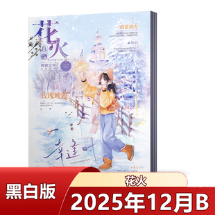 2025年1 青少年成长励志期刊 校园读物订阅 花火杂志黑白版 青春校园文学 2024年20本打包 12月 文学文摘 AB版
