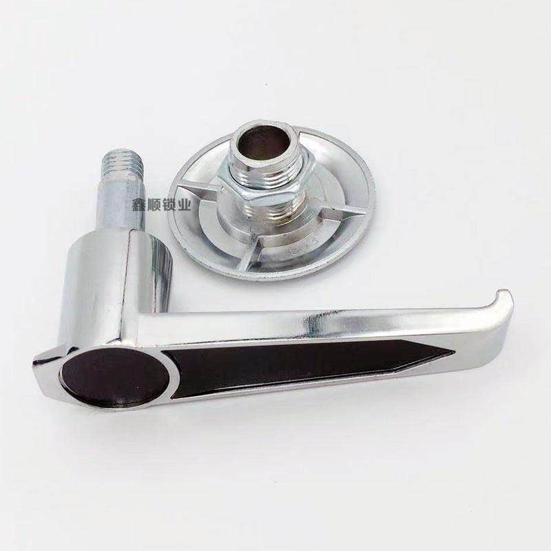 保险柜配件保险箱门把手金属钢制手柄通用型锁芯机械密码拉手虎牌