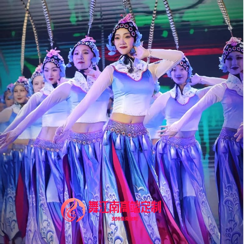 演出服氨纶俏花旦2023夏图片