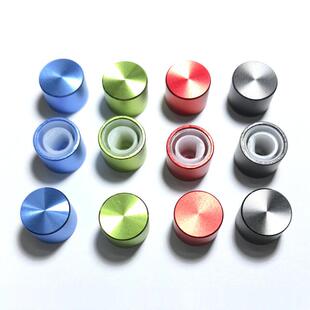 无标黑色半圆柄旋钮 13*10MM 音量旋钮帽 D轴 花轴6mm电位器旋钮