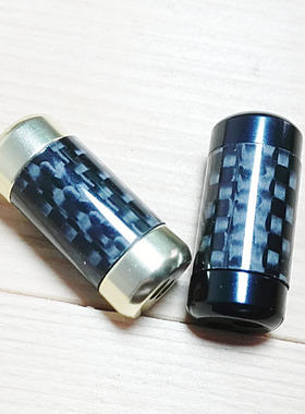 耳机头分线头大号碳纤分线器碳纤单孔5mm双孔3mm耳机线用分线器