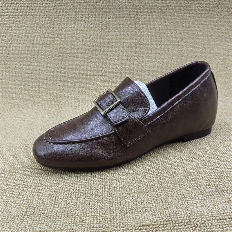 2026春季英伦风一脚蹬乐福鞋女低跟圆头金属扣内增高舒适百搭单鞋,女鞋,浅口单鞋,淘宝优惠券,粉丝福利购,淘宝优惠卷