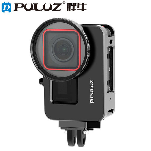 PULUZ胖牛适用Insta360Ace Pro/Ace相机金属保护边框兔笼转接边框