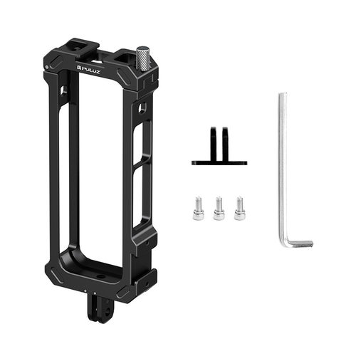 PULUZ胖牛 适用Insta360 X4全景相机保护边框 金属兔笼冷靴拓展壳