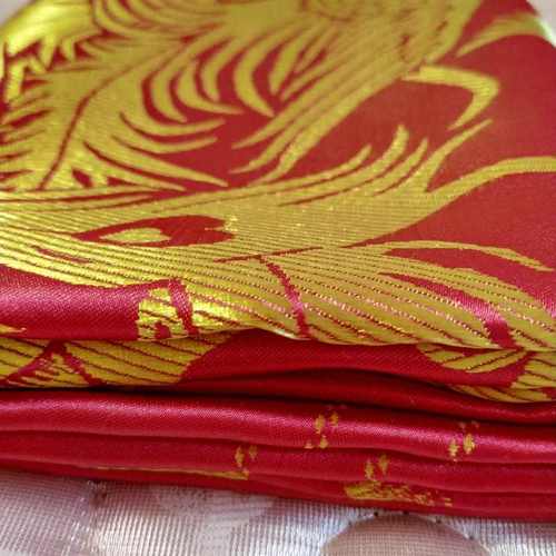 加厚杭州丝绸被面子绸缎红白喜事