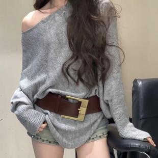 复古美拉德风宽版腰间配饰腰带女配裙子牛仔裤小众设计感辣妹装饰