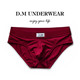 衩涤纶透气吸湿青年简约基础男裤 D.M男内裤 低腰性感纯色三角裤 头